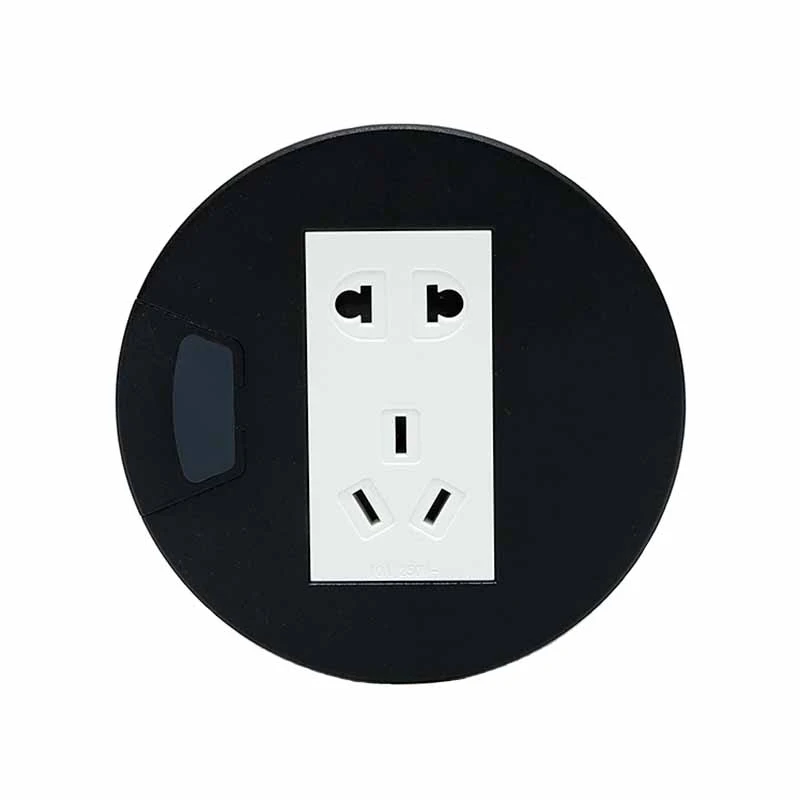 Soketi ya Grommet ya Jedwali la Mkutano yenye USB